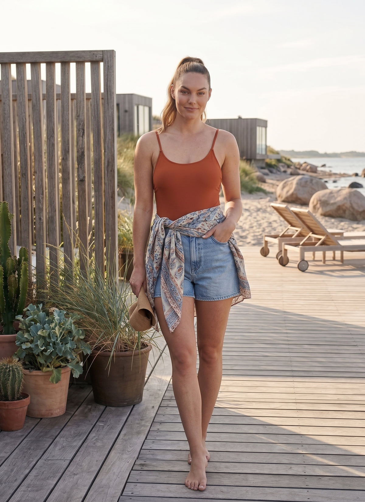 RINE badedragt - orange